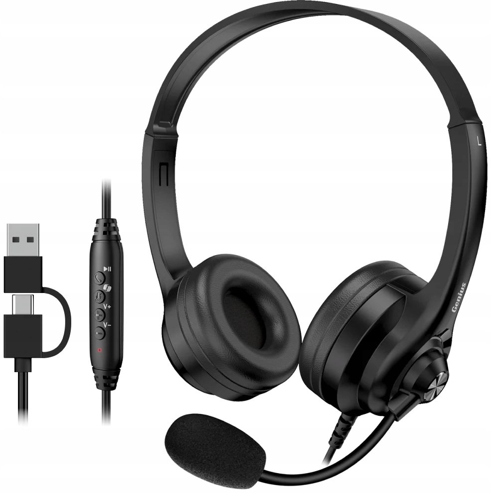 Genius Headset HS-235U/ USB-C/ USB/ Copilot/