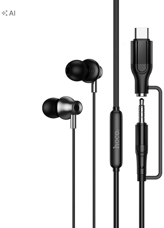 Hoco Przewodowe douszne  Jack 3,5