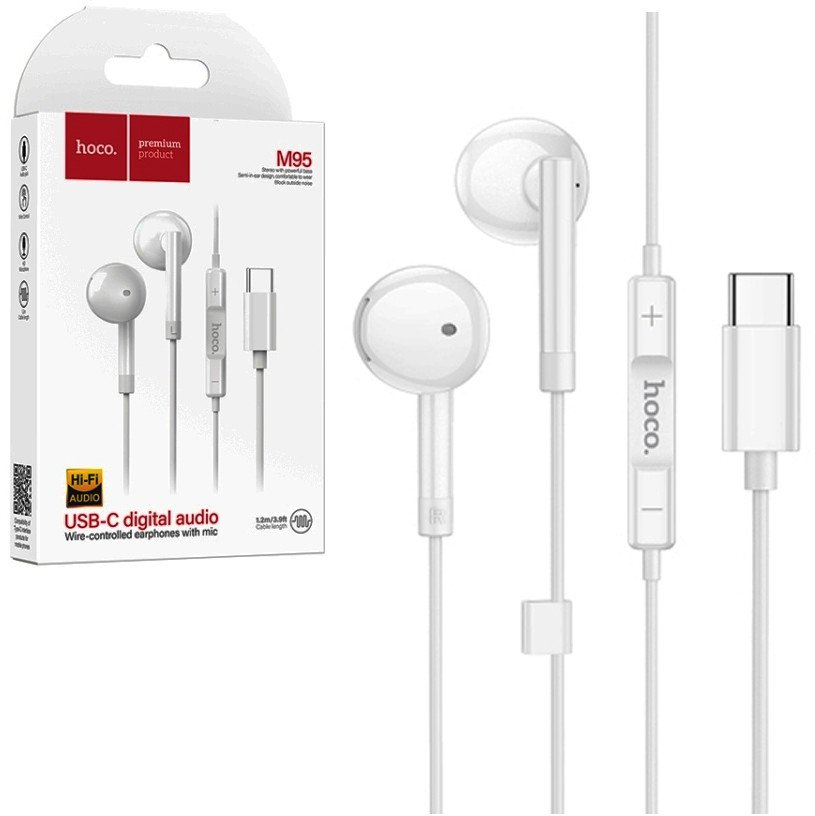 Hoco   douszne USB C Hoco M95