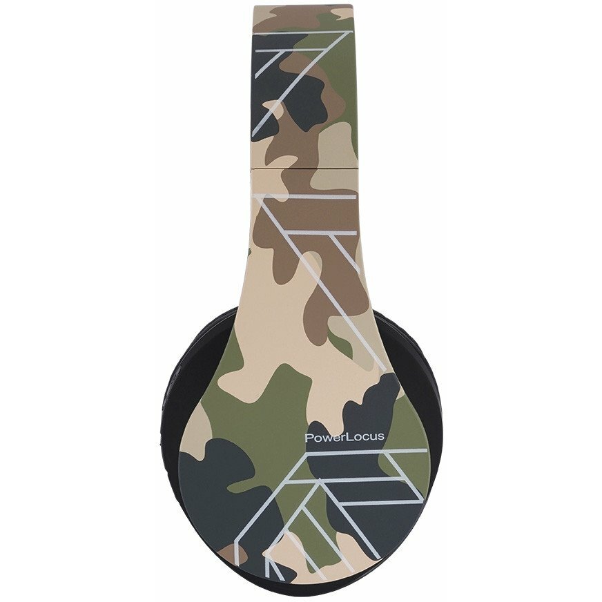 PowerLocus Bluetooth Headphones P2 Kids Camouflage