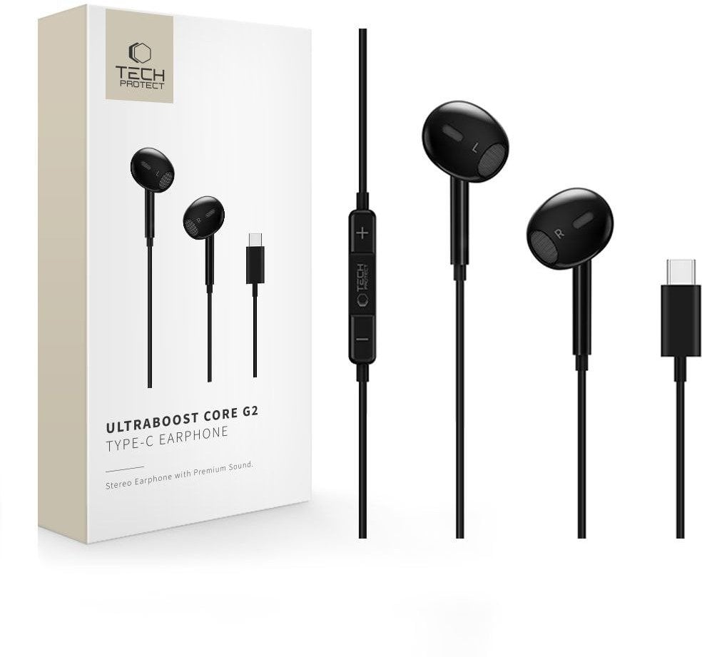 Tech-Protect  douszne Ultraboost USB-C Earphone Core