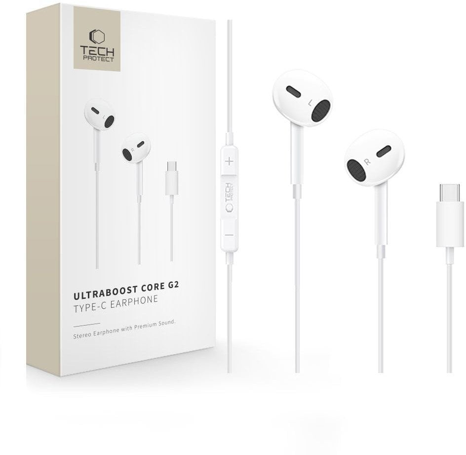 Tech-Protect  douszne Ultraboost USB-C Earphone Core