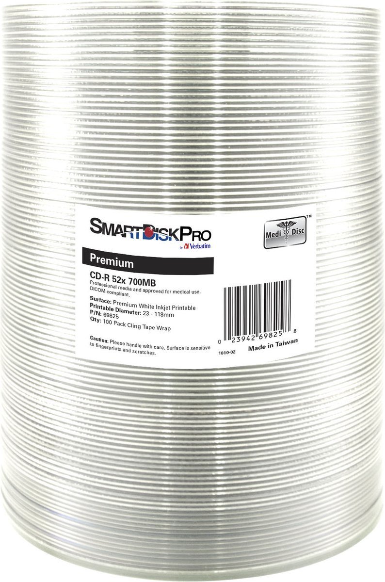 SmartDisk CD-R 700 MB 52x 100