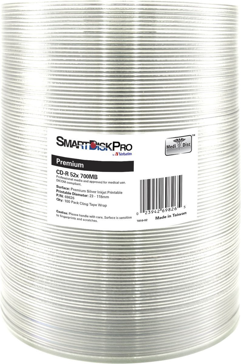 SmartDisk CD-R 700 MB 52x 100