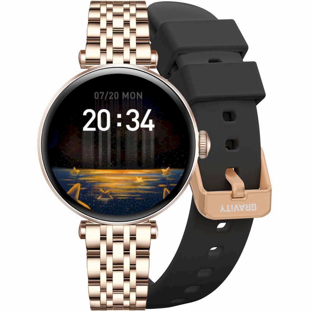 Smartwatch Gravity Viedpulkstenis / zelts un