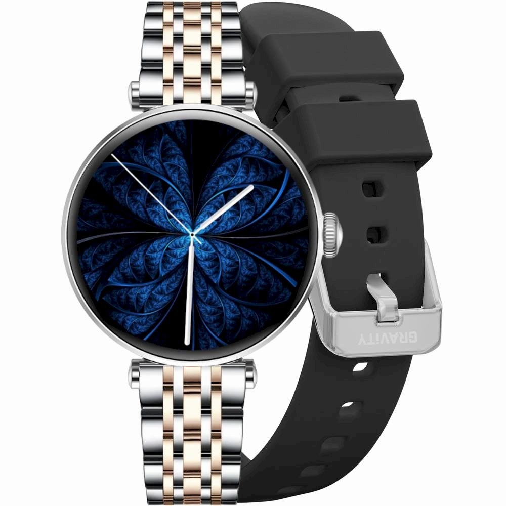 Smartwatch Gravity Viedpulkstenis / sudraba/rožu zelta/