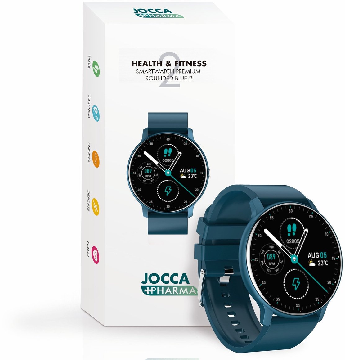 Smartwatch Jocca JP054A Pulsometr Krokomierz Powiadomienia
