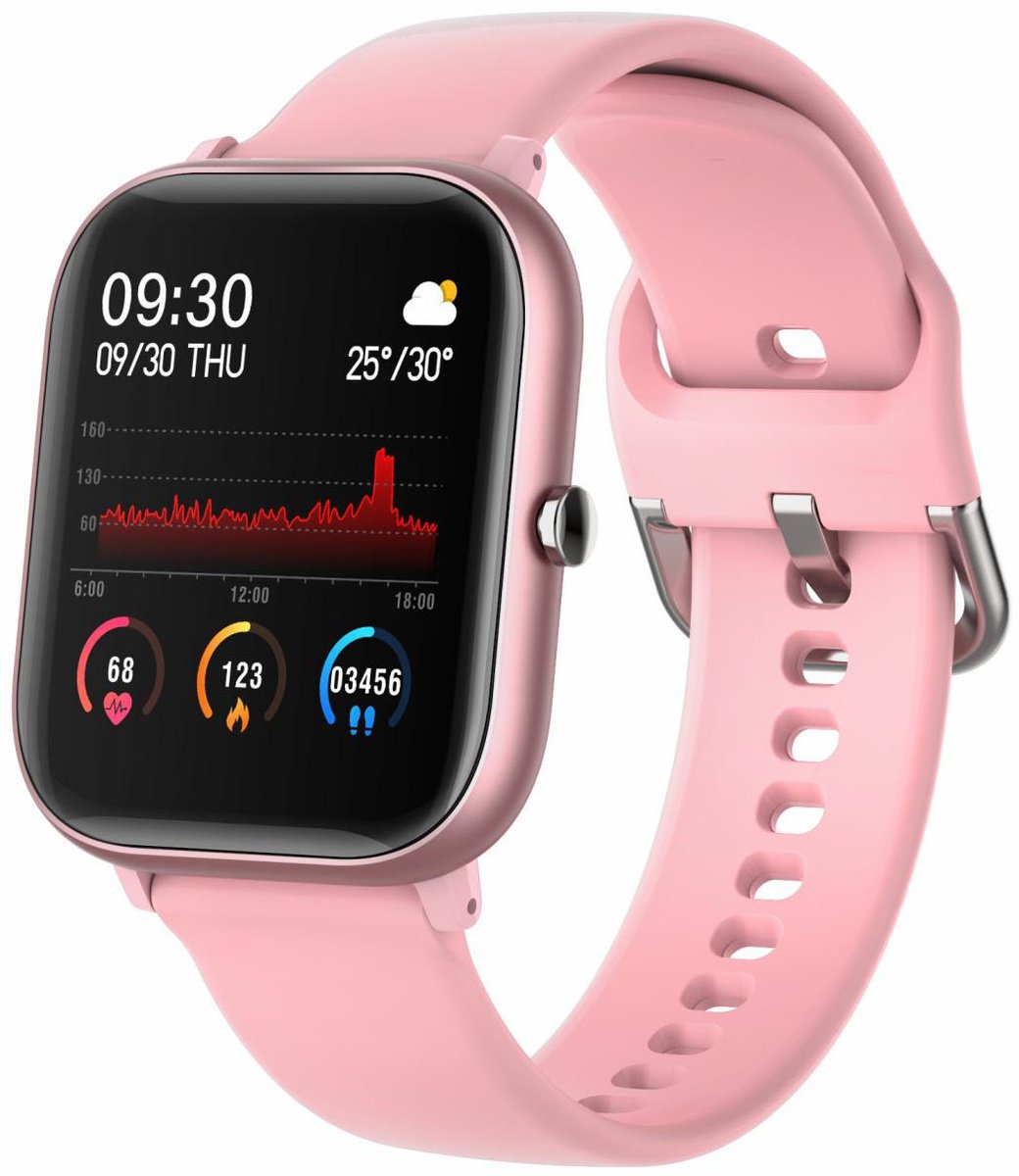Smartwatch Jocca Pharma JP047R Pulsometr Krokomierz