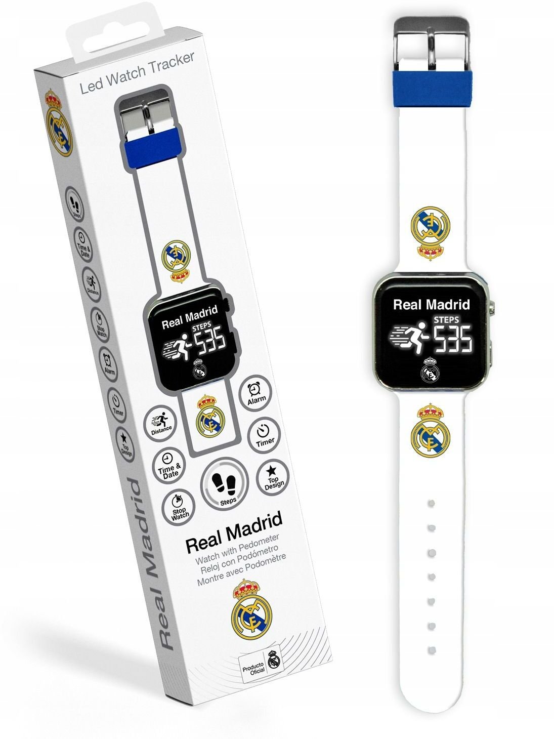 Smartwatch KIDS Smartwatch Real Madryt LED