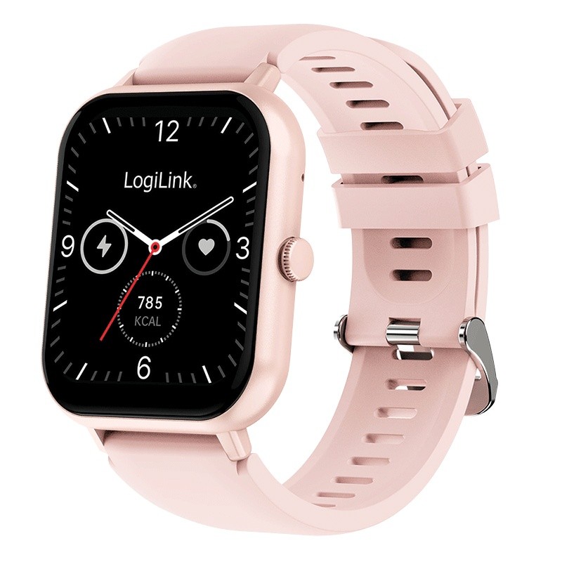 LogiLink Smartwatch LCD, BT5.2 IP68