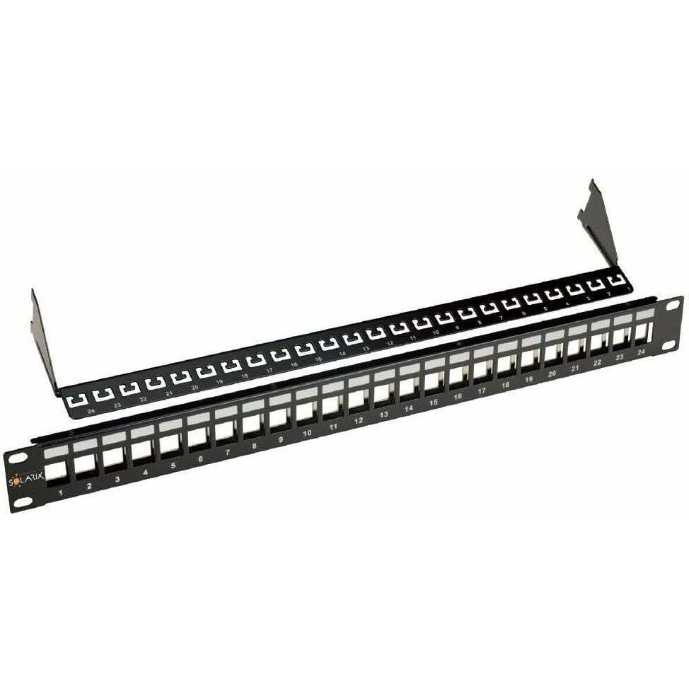 Solarix Patch panel 19" 1U 24x