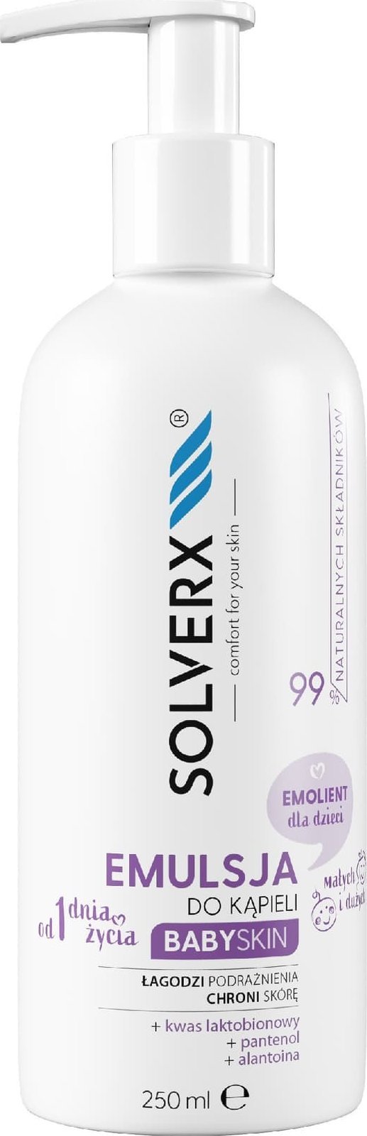 Solverx SOLVERX Baby Skin Emulsja-Emolient 250ml