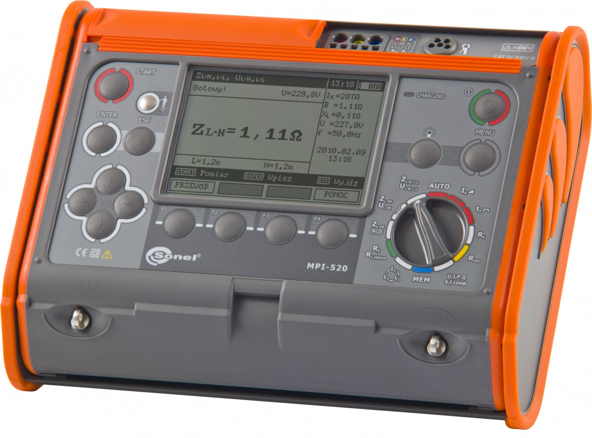Sonel  parametrów instalacji j MPI-520  (WMPLMPI520)
