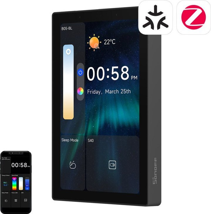 Sonoff Panel WiFi/Bluetooth/ZigBee Matter NSPanel Pro