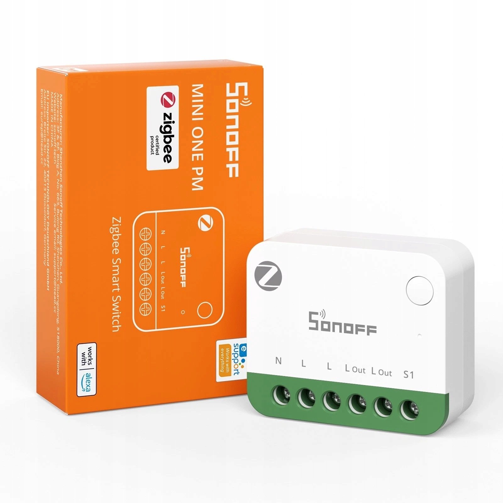 Sonoff Przekaźnik MINI-ZB1GSP PM 1 Monitorowanie