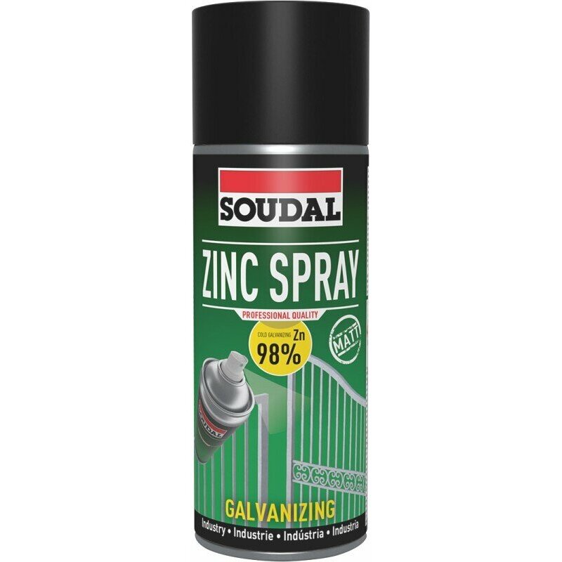 Soudal Ocynk w sprayu ZINC SPRAY