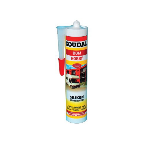 Soudal Silikon 310ml bezbarwny | SIL
