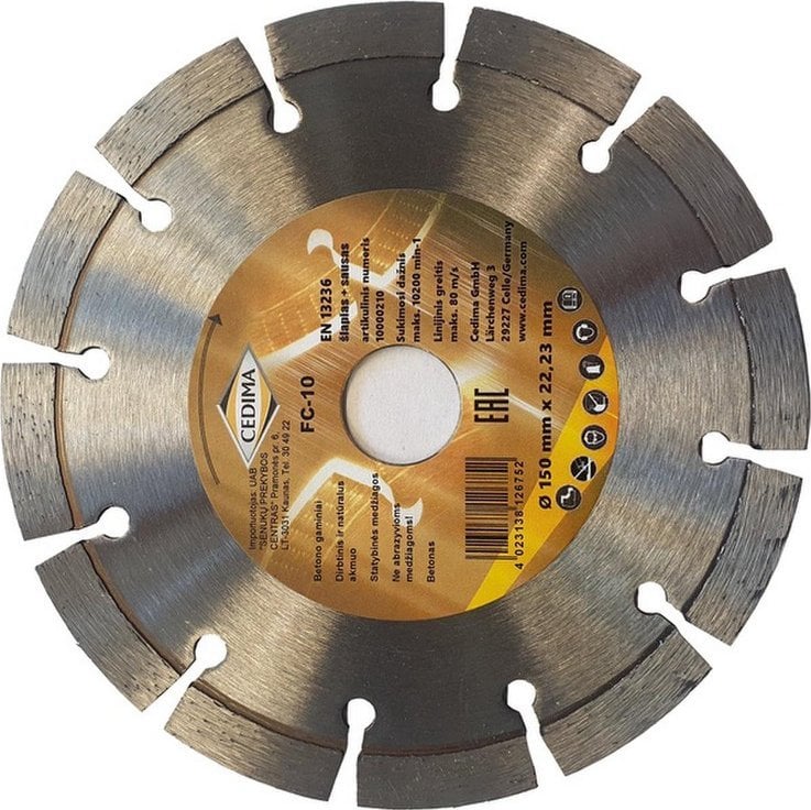 Sourcing DIAMOND SEGMENTAL CUTTING WHEEL 150X2