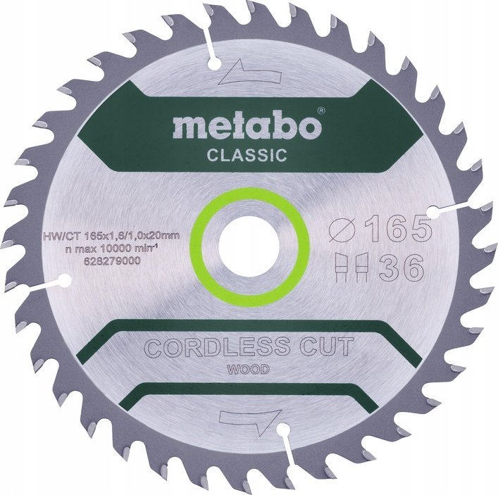 Sourcing METABO CIRCULAR SAW HW/CT 165x20x18z