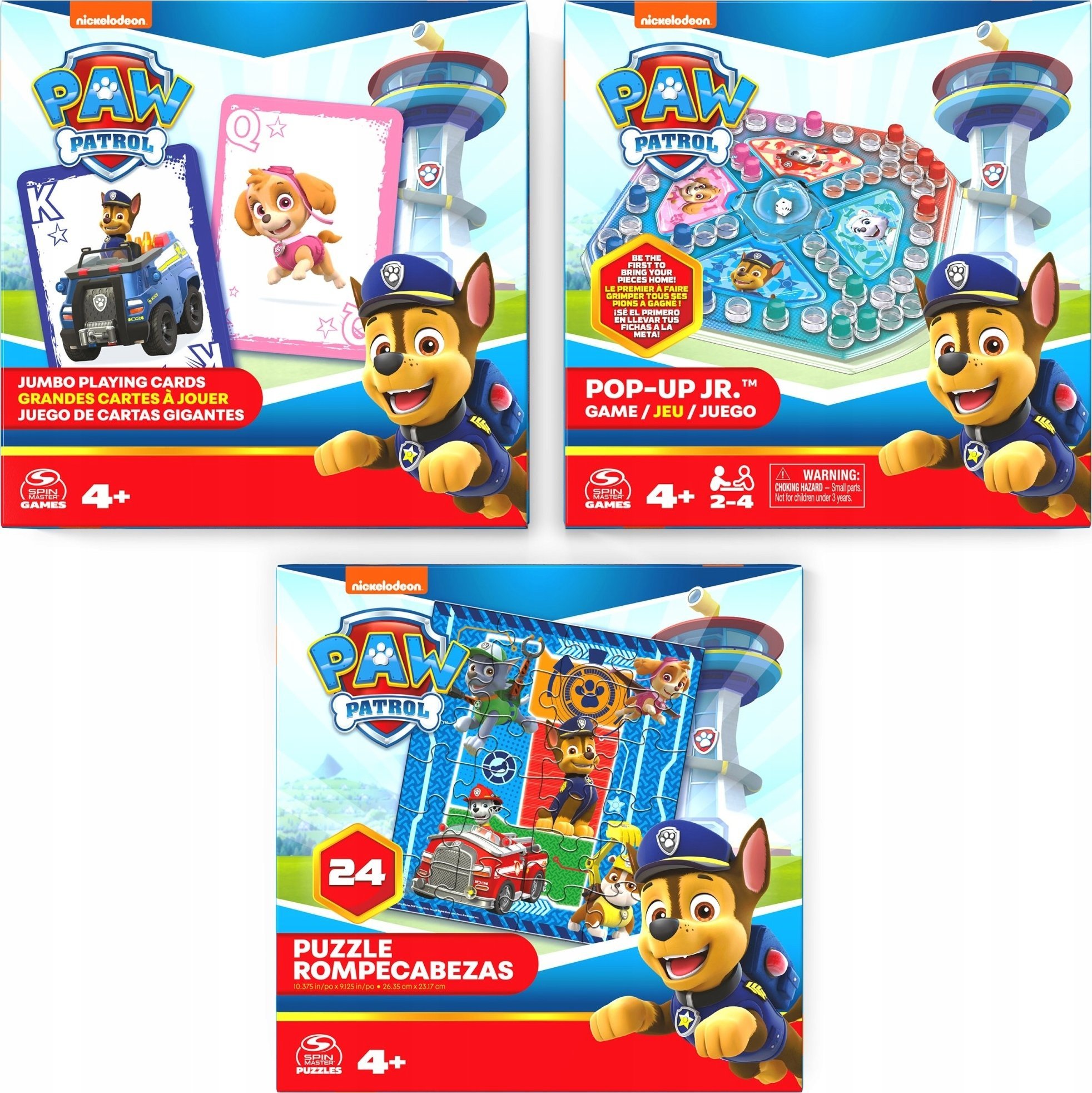 Spin Master   3 PUZZLE POP-UP KARTY