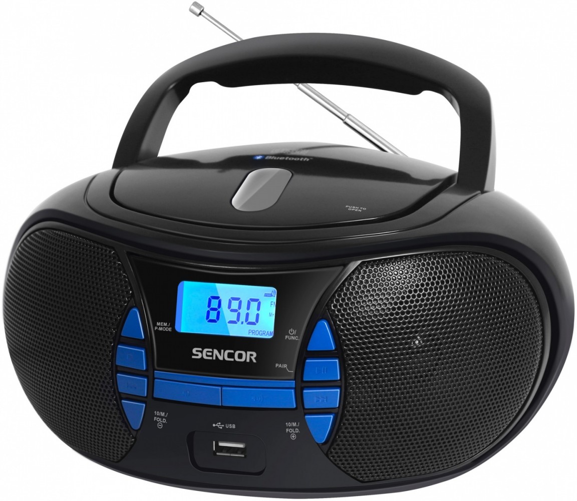 Sencor SPT 2700 BK CD/BT/MP3/USB/Radio FM