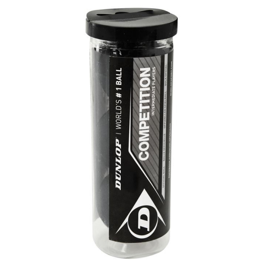 Squash ball Dunlop COMPETITION 3-tube |