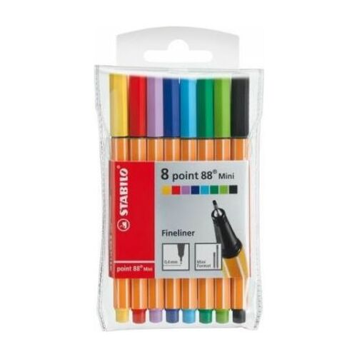 Stabilo Cienkopis  Mini 8  etui (134984)
