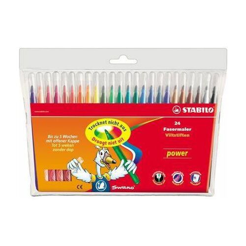 Stabilo Flamastry Power, 24 etui (135129)