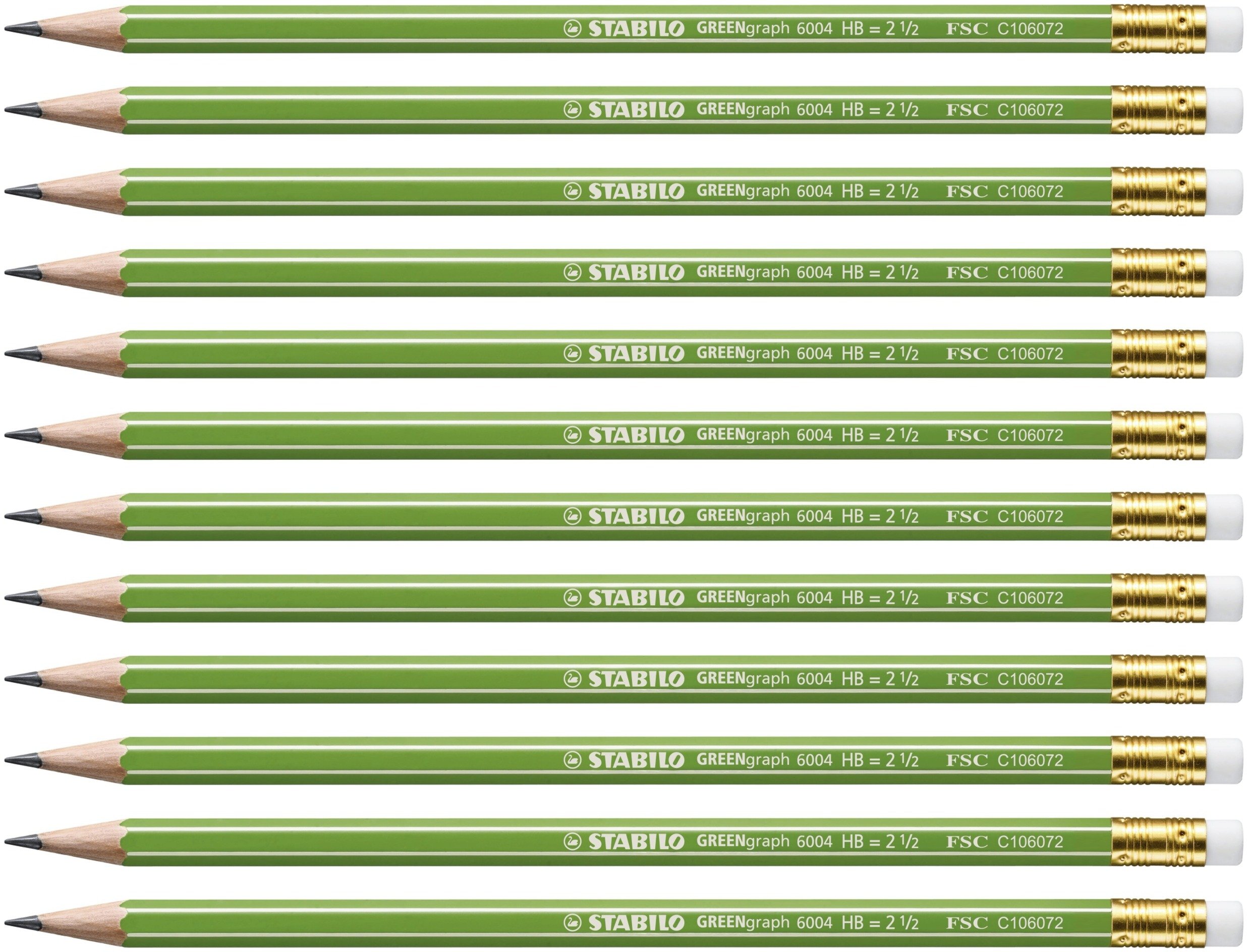 Stabilo Greengraph Pencil HB, hexagonal with