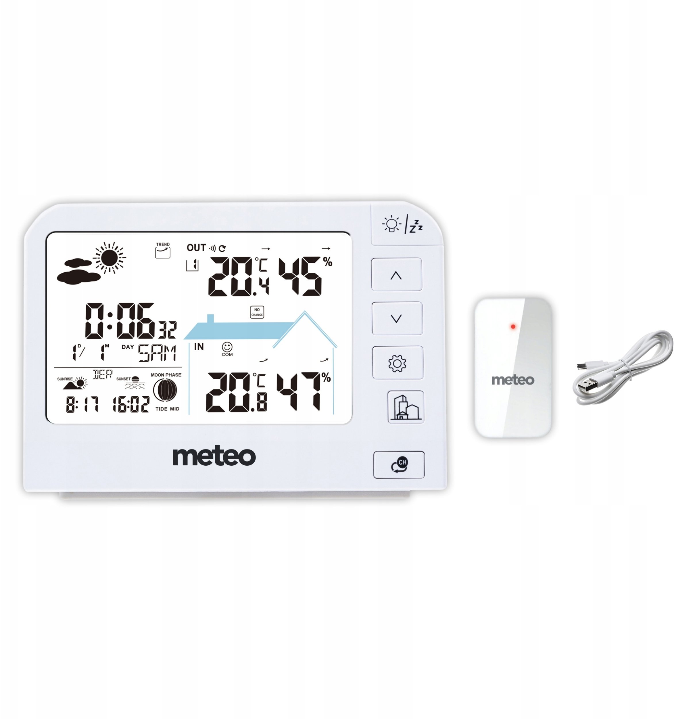 Meteo SP204 PogodHigrometr   DCF (05SP204B) |