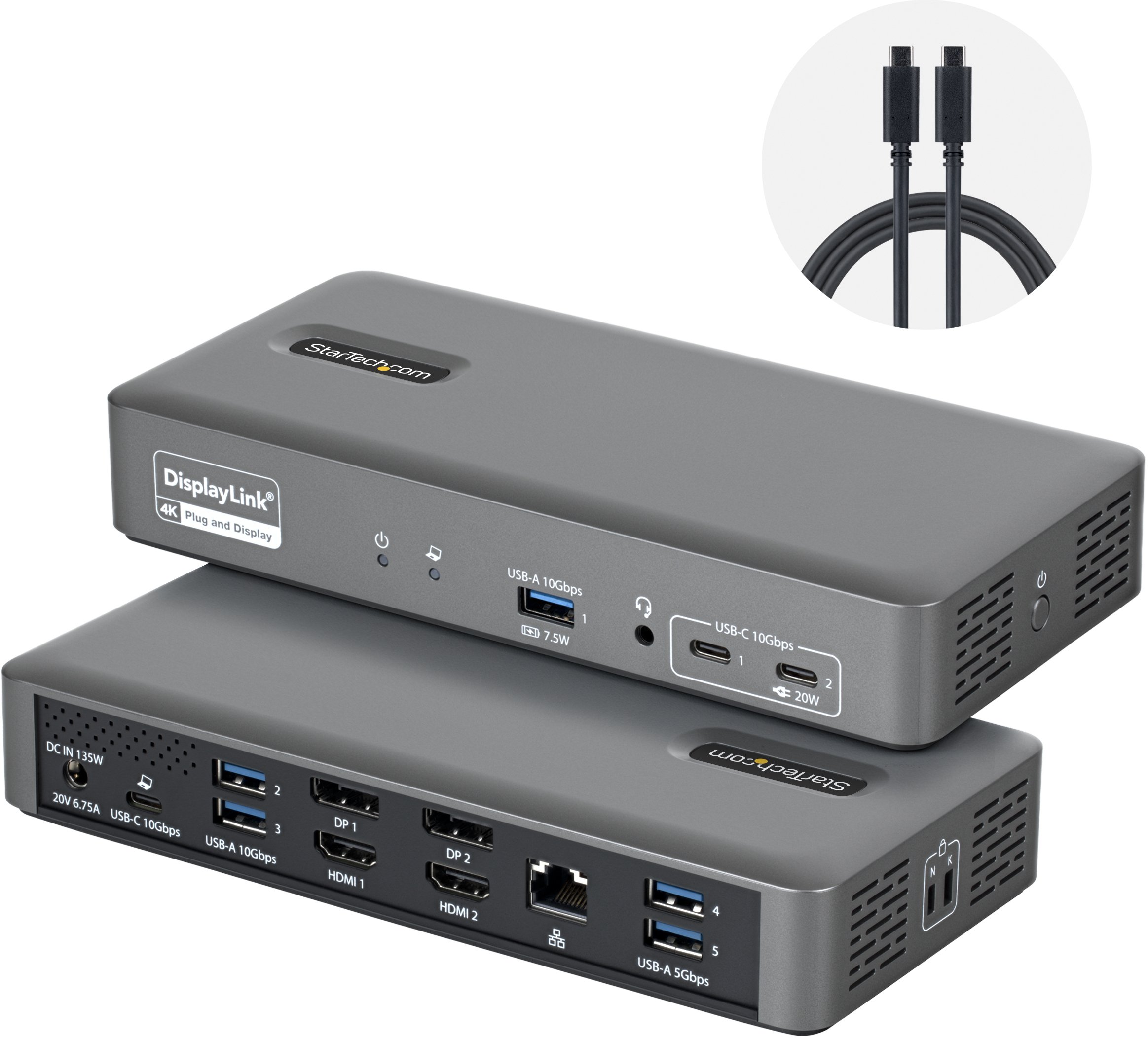 /replikator StarTech - dokująca - USB-C