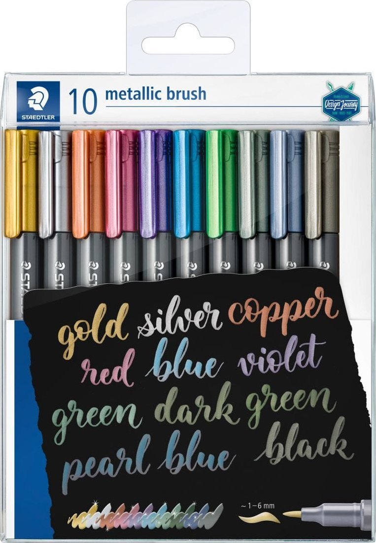 Staedtler Flamaster pędzelkowy Metallic brush do