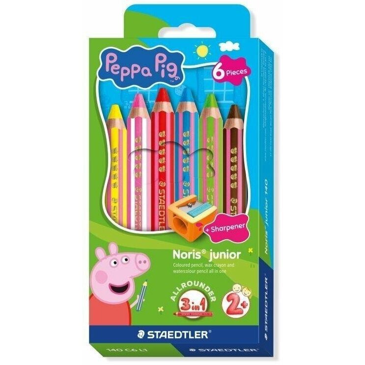 Staedtler Noris junior Peppa jumbo 6kol