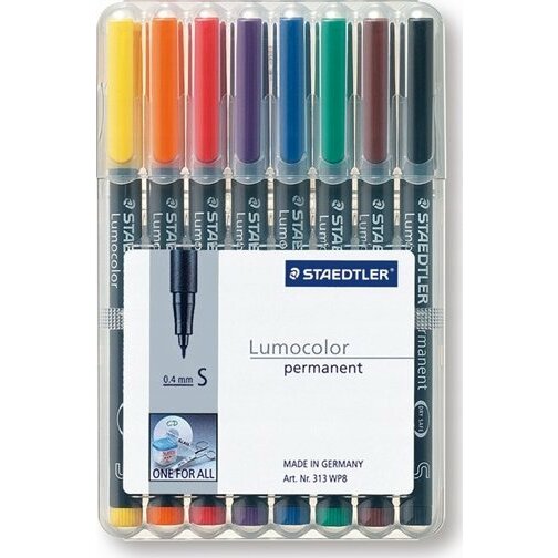 Staedtler Staedtler 313 WP8, Black, Blue
