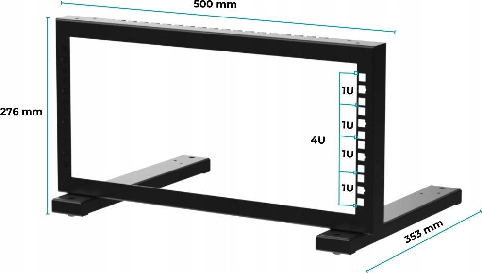 STALFLEX  RACK STR19-4U-B STALFLEX | STR19-4U-B