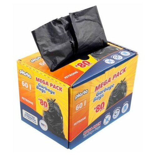 Staples GARBAGE BAGS PLASTA MEGA PACK