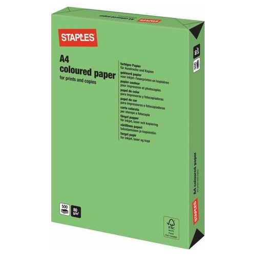 Staples Papier  Intensive Colours A4 80G