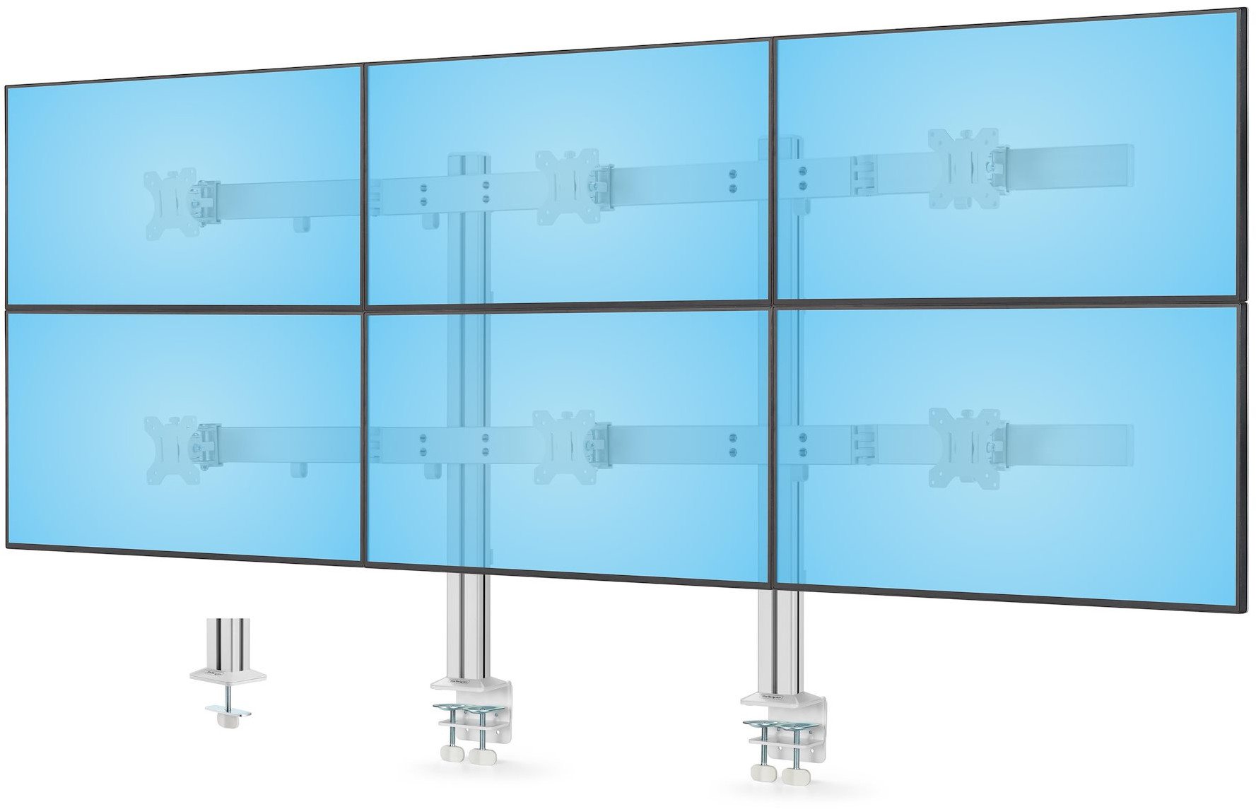 StarTech6 monitorów 17" - 32" Desk