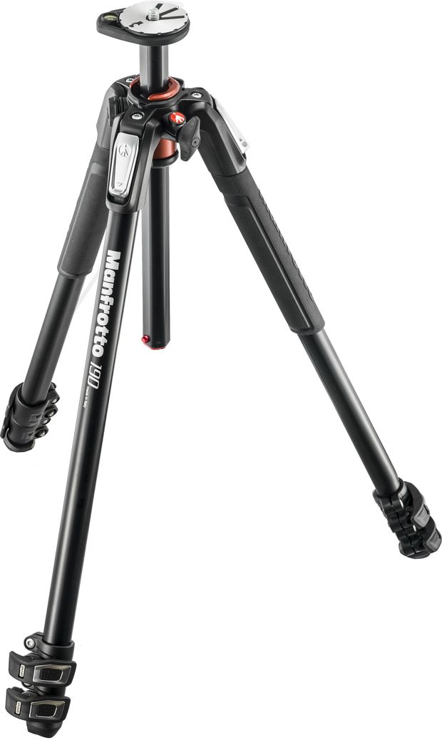 Manfrotto 190 Aluminimum 3-Section Tripod (MF-190XPRO3)