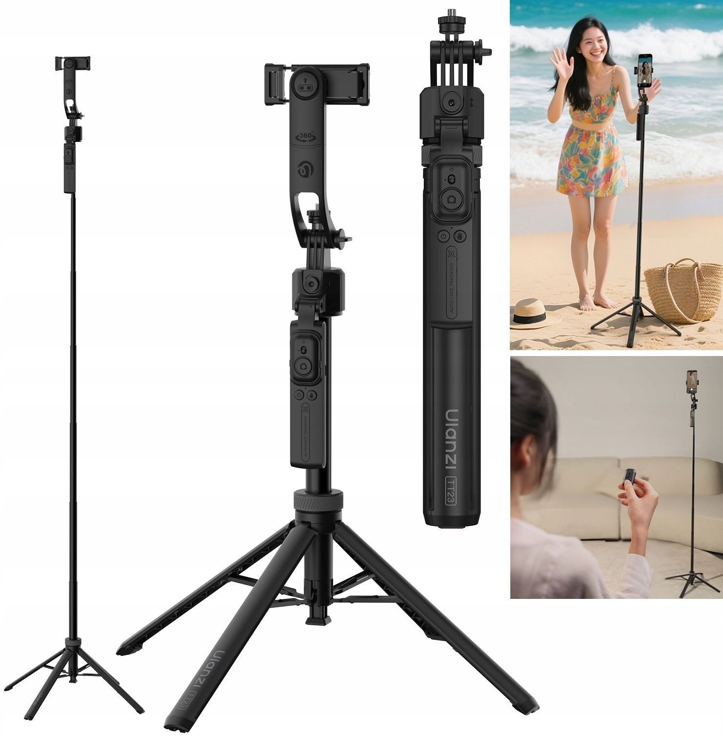 Ulanzi  163cm Selfie Stick Auto Tracking
