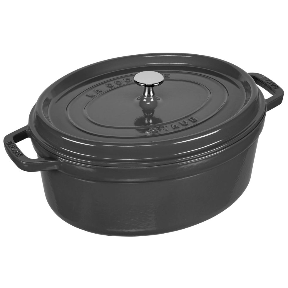 Staub Round Cocotte, 31cm Graphite Grey