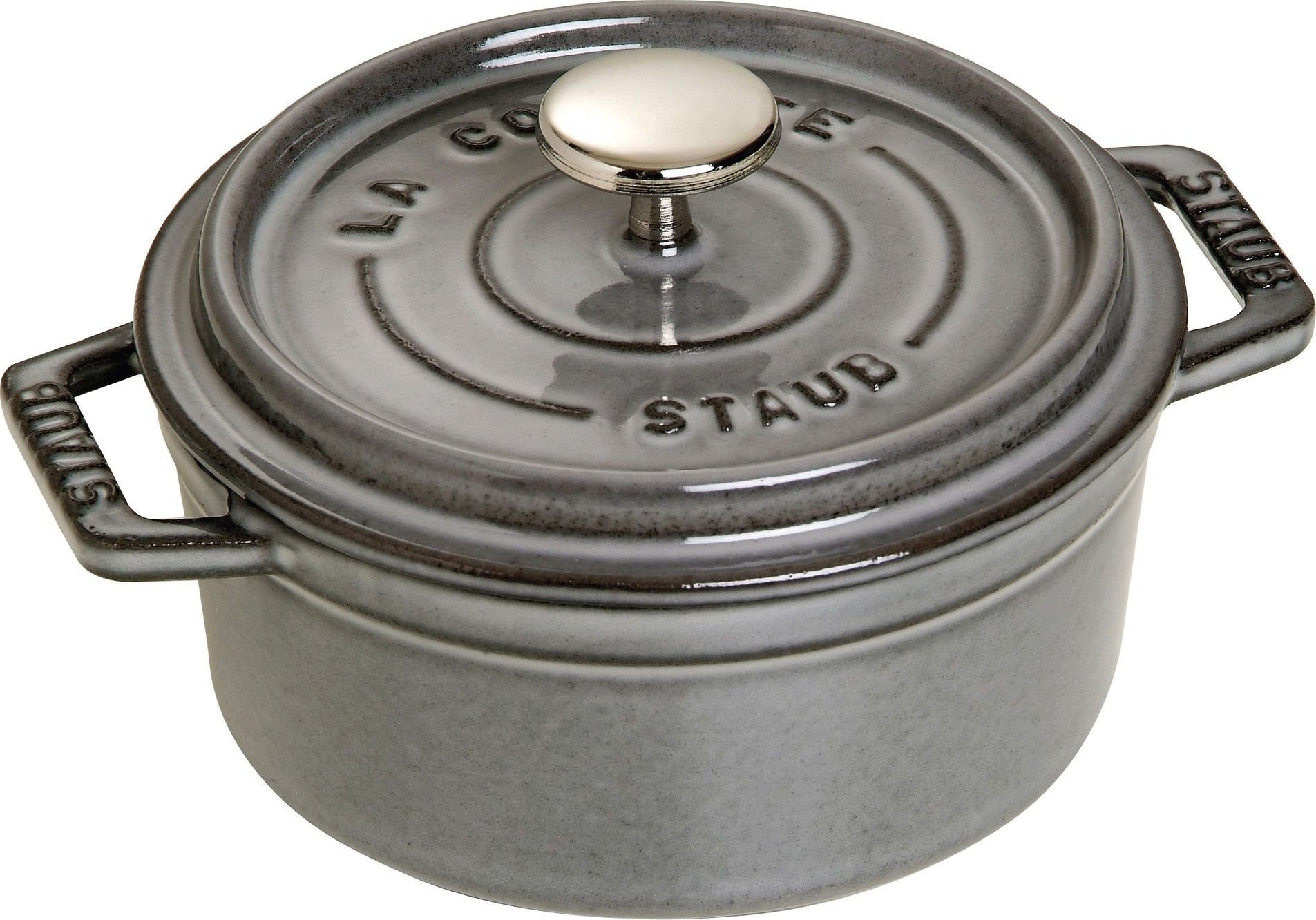 STAUB Staub Cocotte 12cm round Graphite