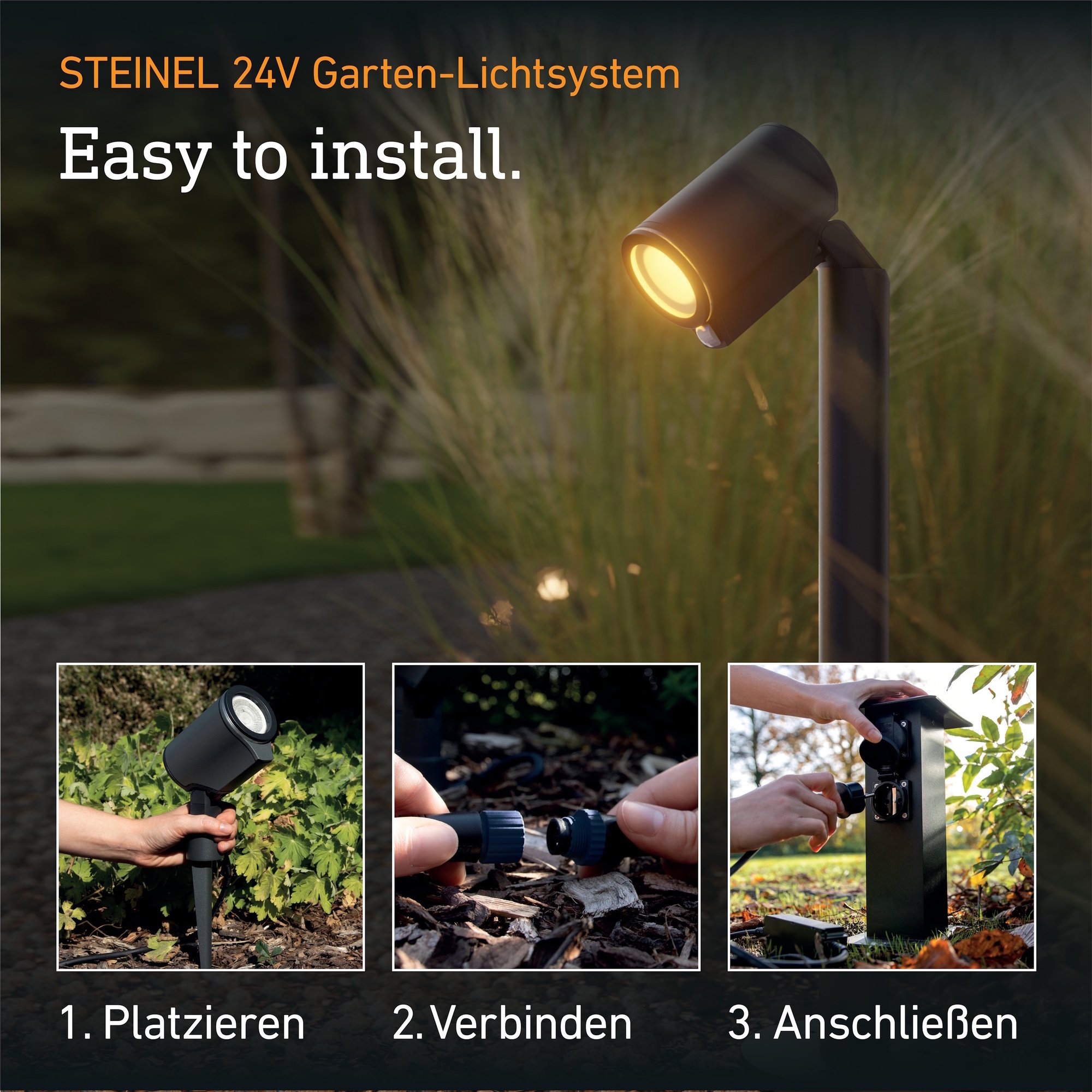 Steinel O  wbijana SPOT WAY GARDEN