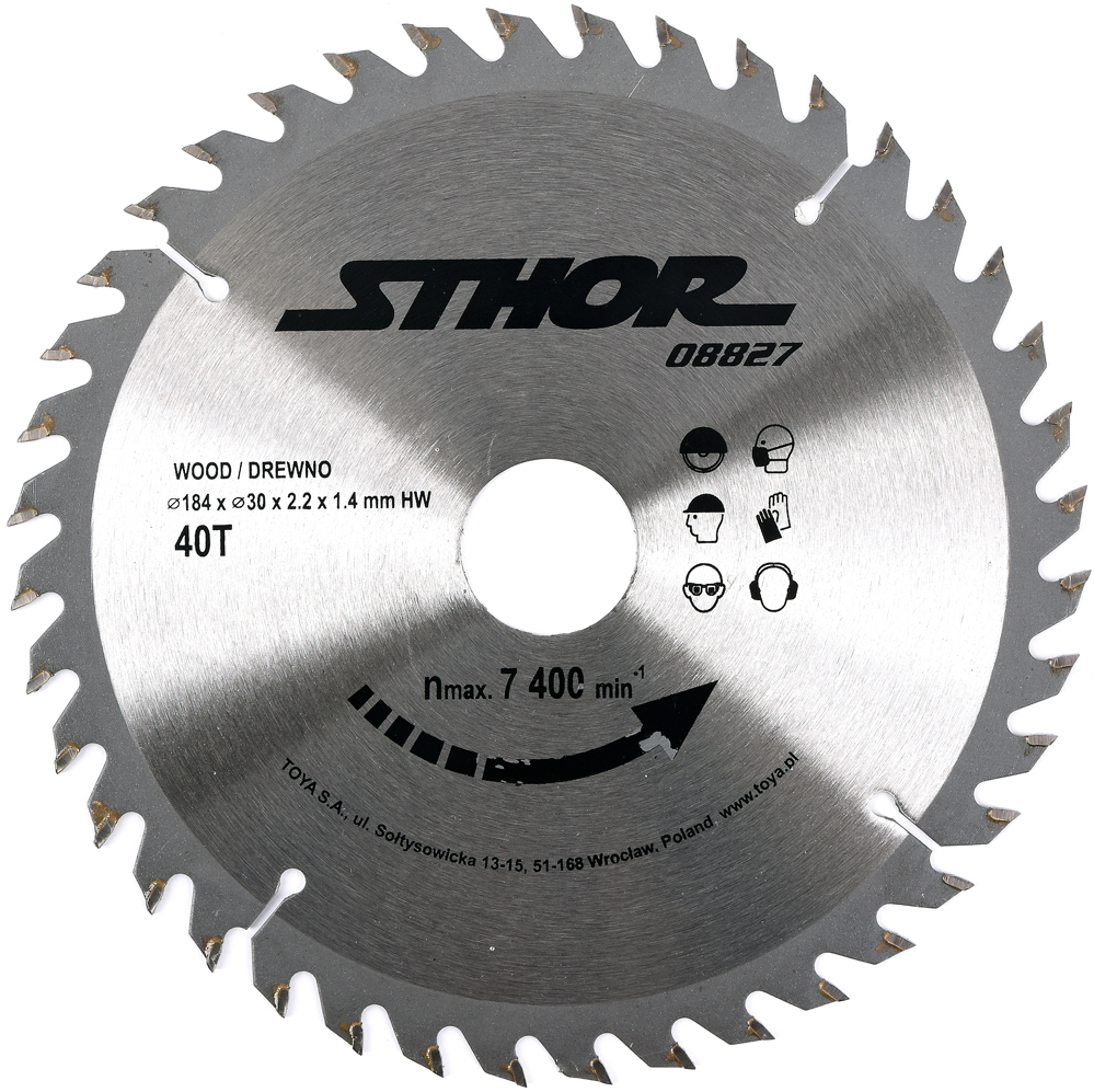 Sthor 184x20mm z40 - 08827 |