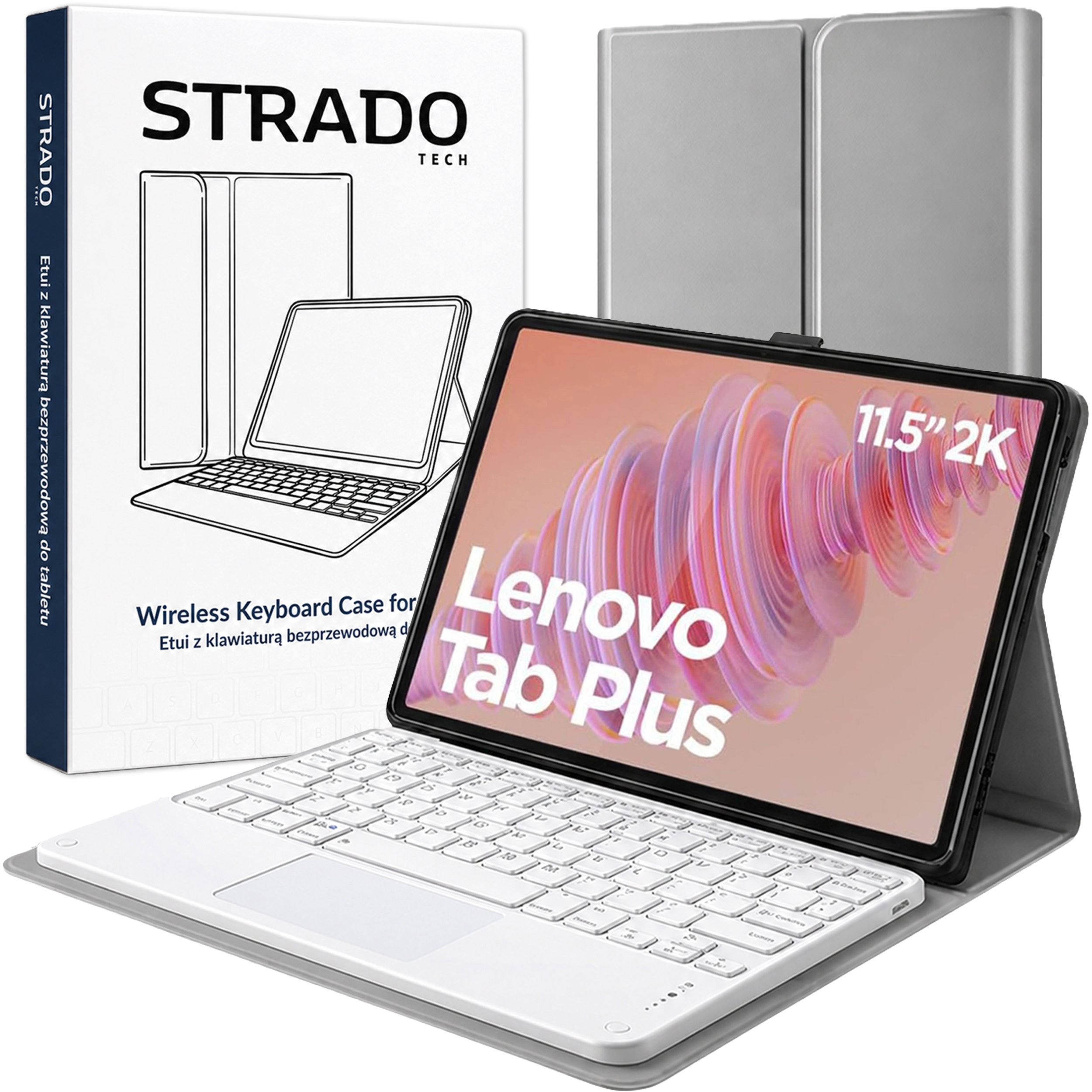 Strado-Tech Etui z klawiaturą do Lenovo