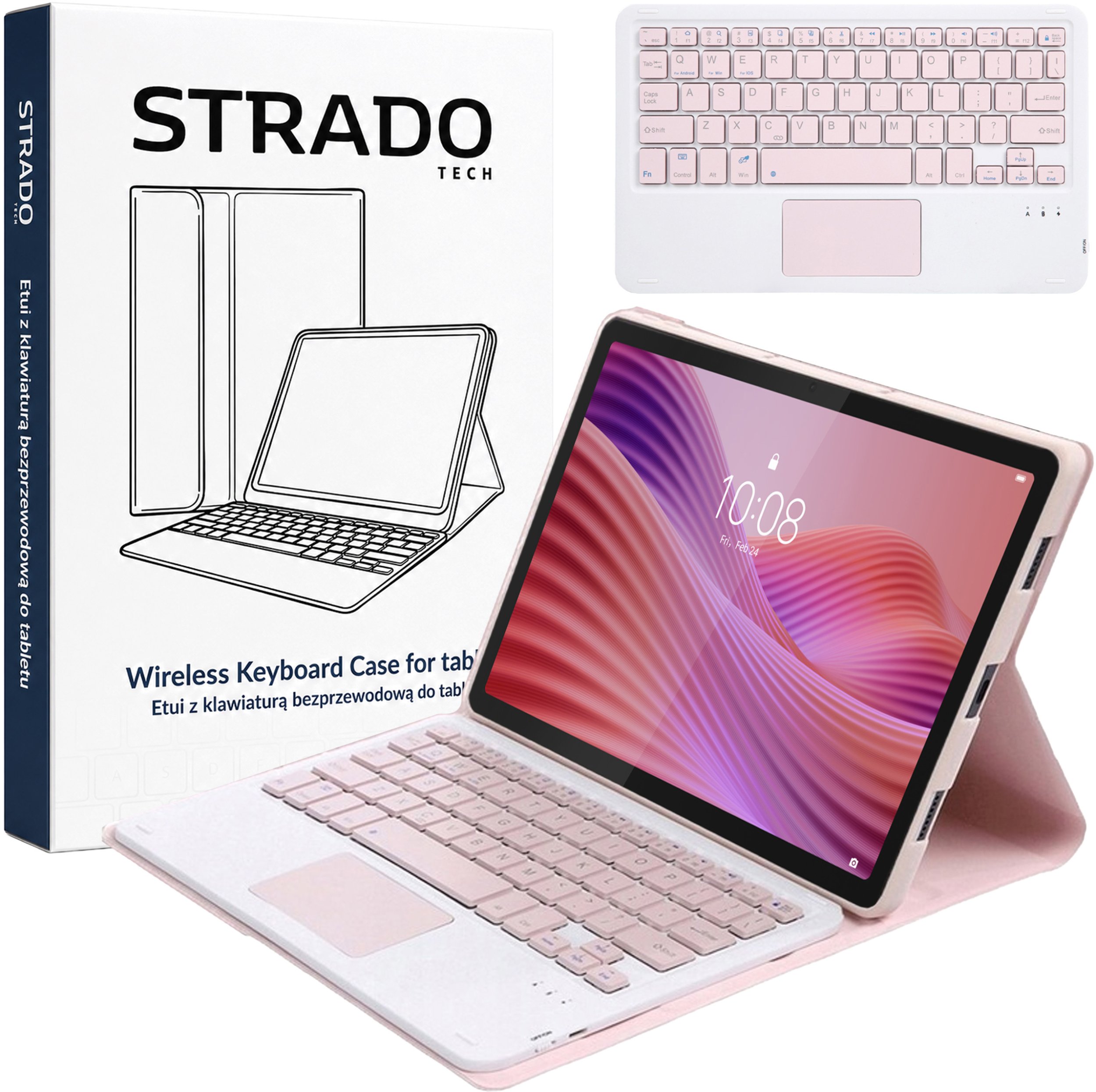 Strado-Tech Etui z klawiaturą touch do