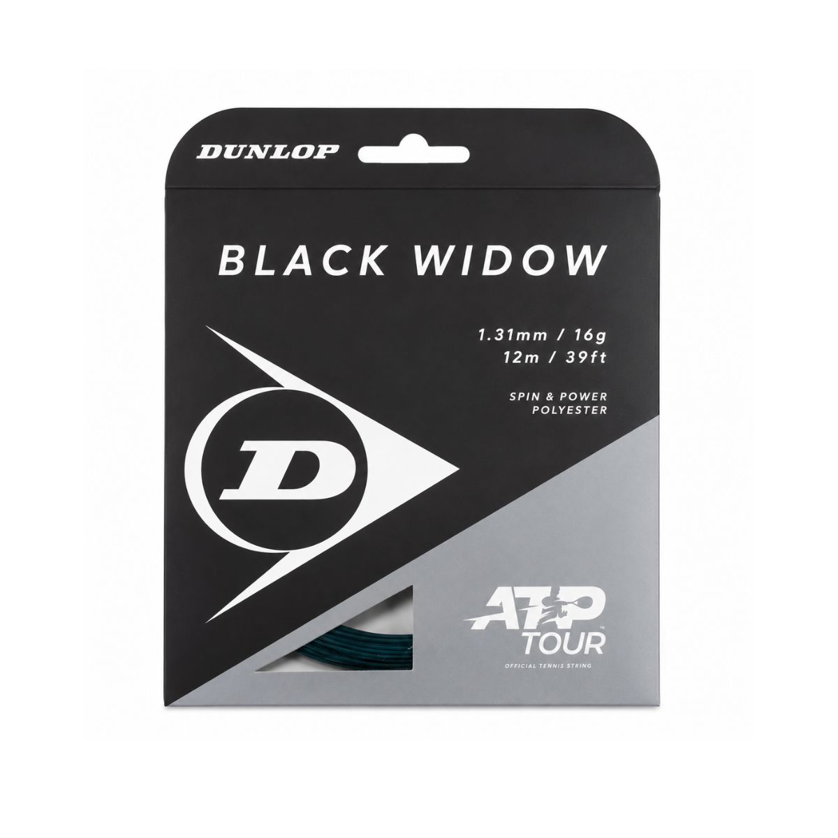Strings for tennis racket DUNLOP BLACK