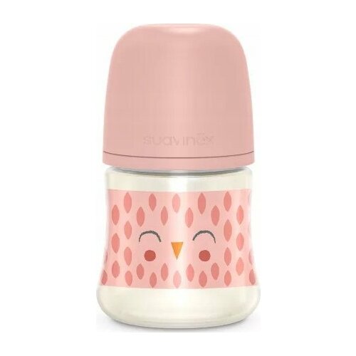 Suavinex 307831-BUTELKA SZKLANA 120ML/SMOCZEK FIZJOLOGICZNY SX