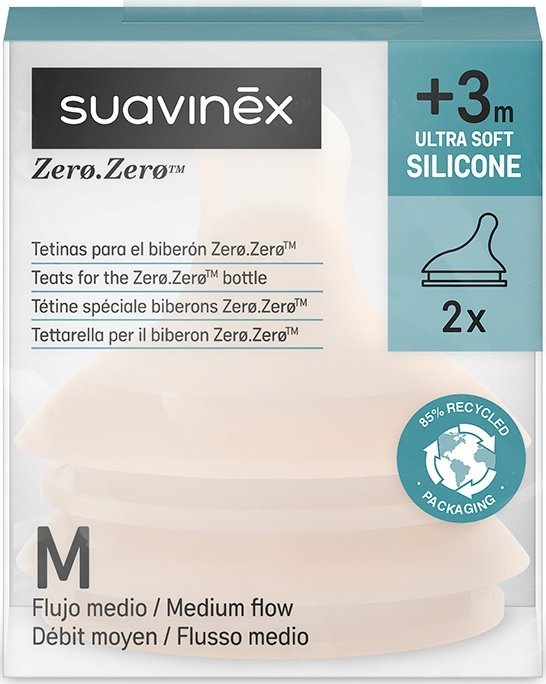 Suavinex 308681-SMOCZKI DO BUTELEK ZERO ZERO/PRZEPŁYW