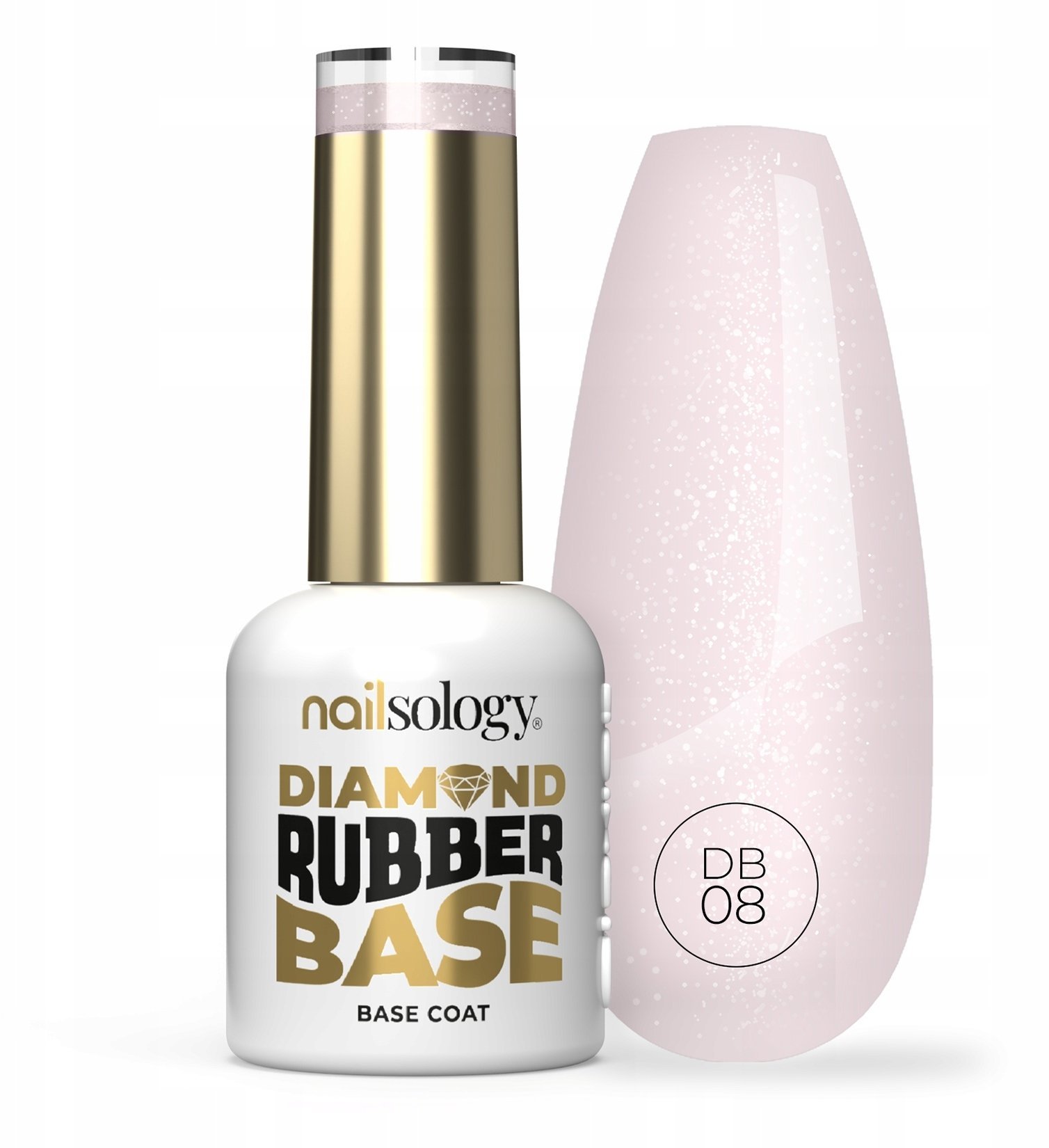 Sunone CLAVIER_Nailsology Diamond Ruber Base hybrydowy
